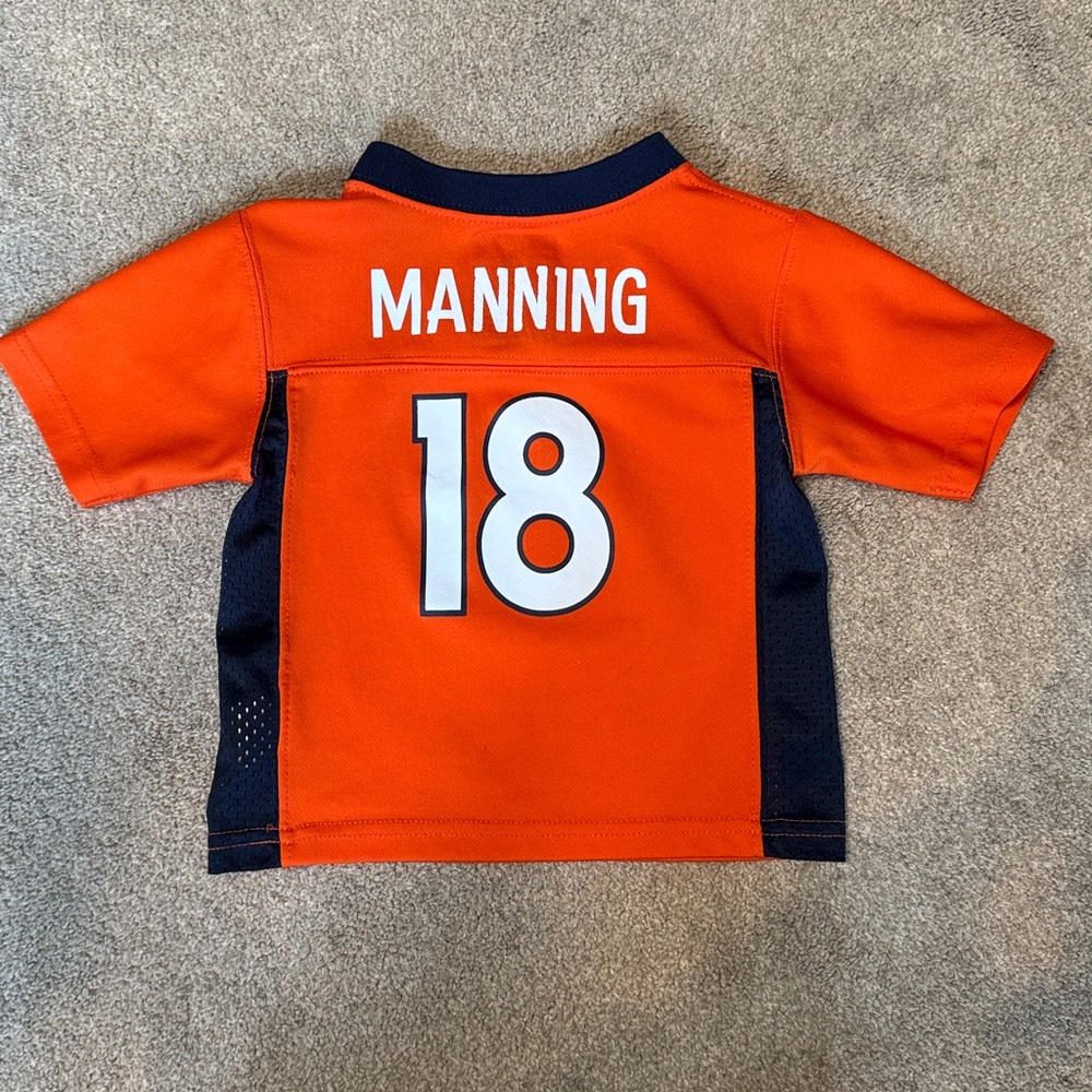 NFL Team Apparel Denver Broncos Peyton Manning Football Jersey Size 18 M - Picture 3 of 3